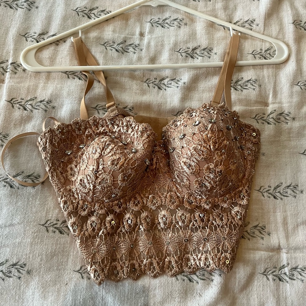 Windsor Bralette Beaded Crop Top